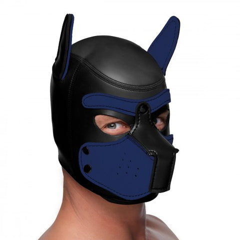 Neoprene Pup Hood | Blue