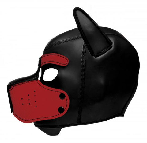 Neoprene Pup Hood | Red