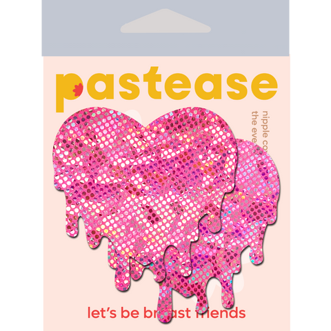 Melty Heart: Shattered Glass Pink Melty Heart Pasties