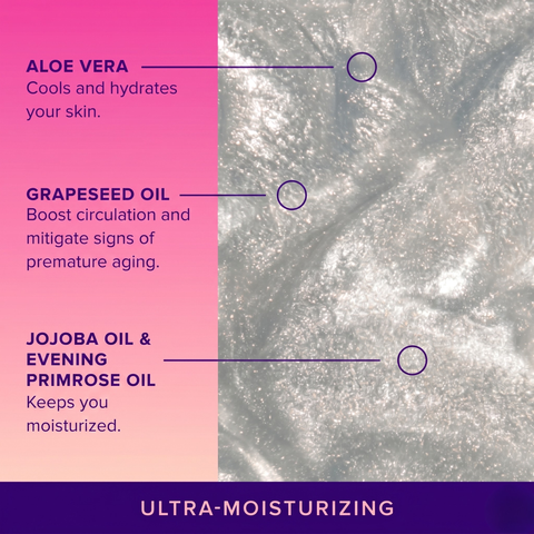 SPF 35 Glitter Spritz | Sunscreen Spray | Platinum