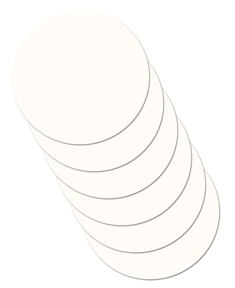 Refills 3" circle: three pair double stick shapes
