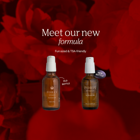 Intimacy Sex Oil with CBD 2oz | Foria