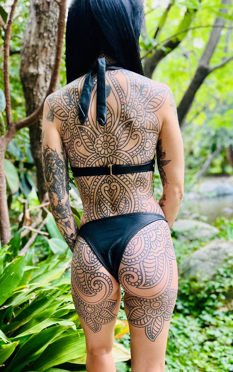 Studded Halter Snake Ring Bikini More Colors