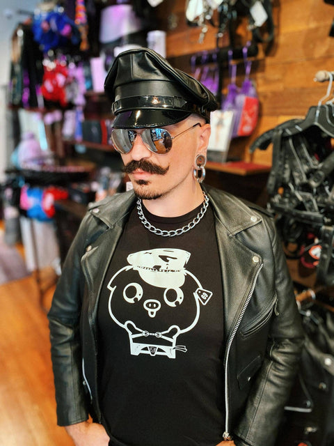 Piggy F*cker (White/Black) - T-Shirt