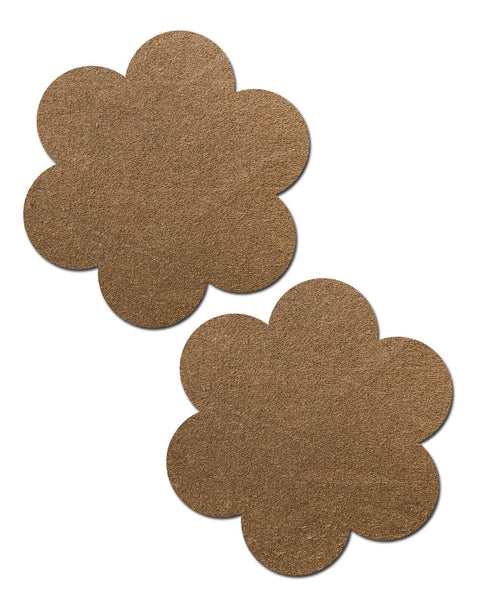Honey Suede Flower by J. Valentine Nipple Pasties
