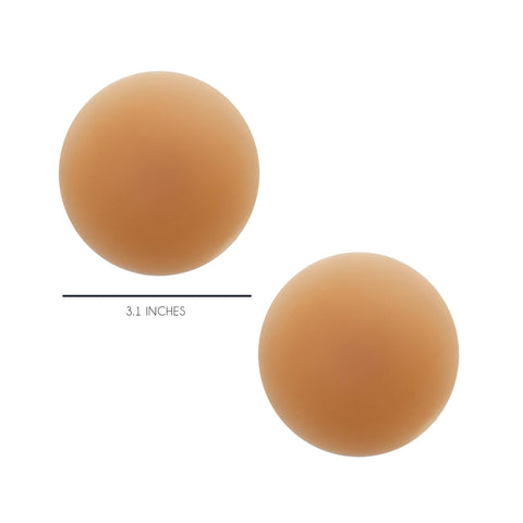 Mocha Silicone Nipple Cover Pasties | Neva Nude