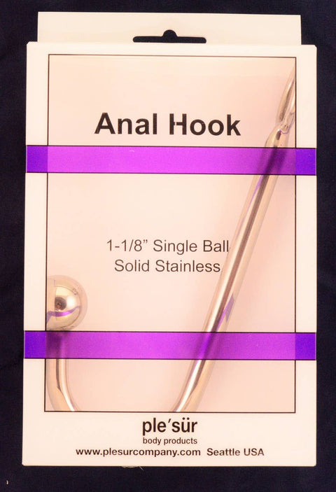 Bondage - Anal Hook for Rope - Single Large Ball