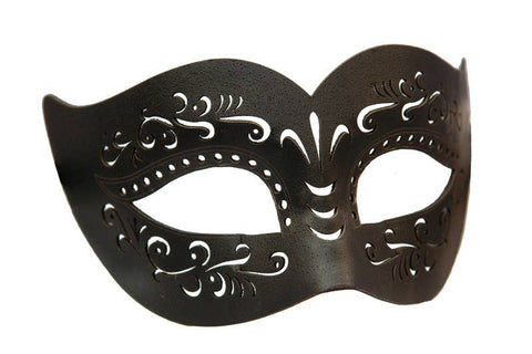 Black Leather  Mask