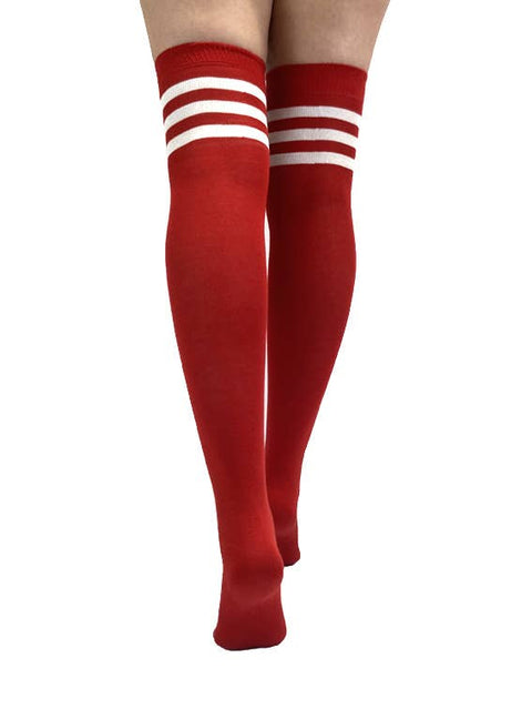 Referee Over The Knee Socks