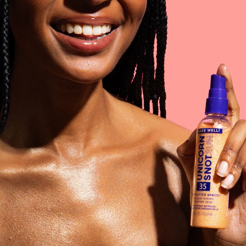 Glitter Spritz SPF 35 - Rose Gold | Unicorn Snot