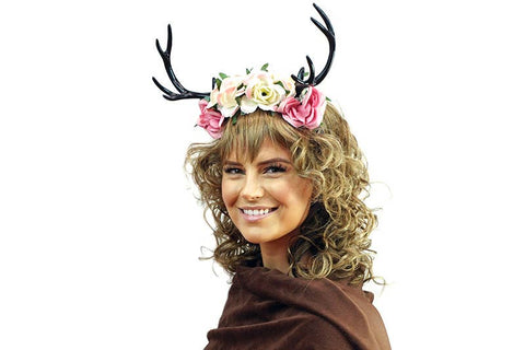 Floral Antler Headband