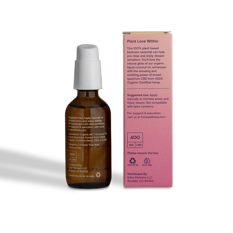 Intimacy Sex Oil with CBD 2oz | Foria