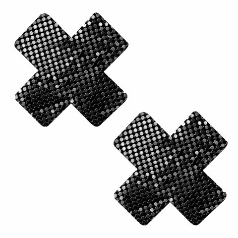 Black Venom Chainmail X Pasties | Neva Nude