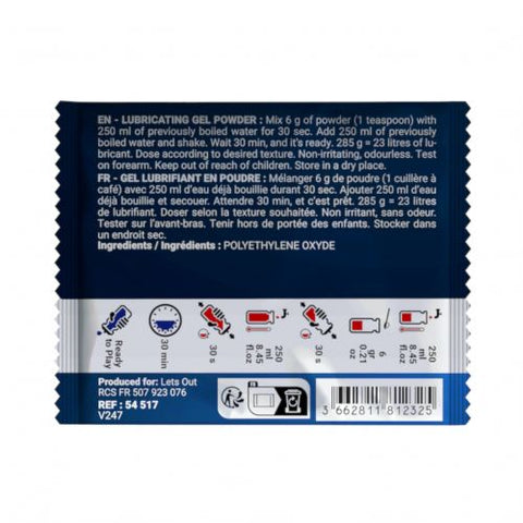 Product packaging with text and symbols on a white background