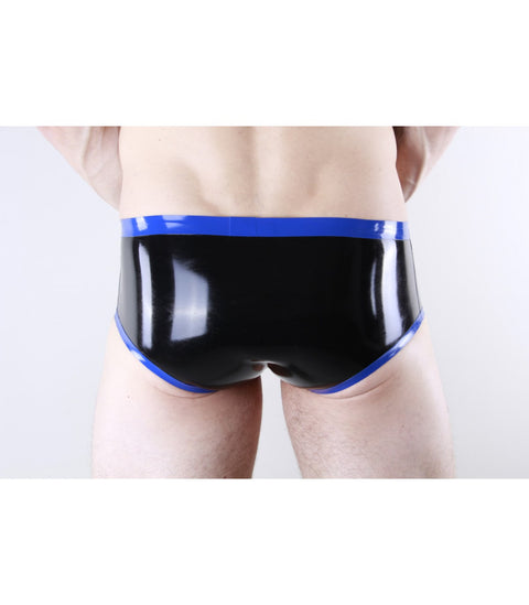 Trimmed Briefs Blue | Latex 101