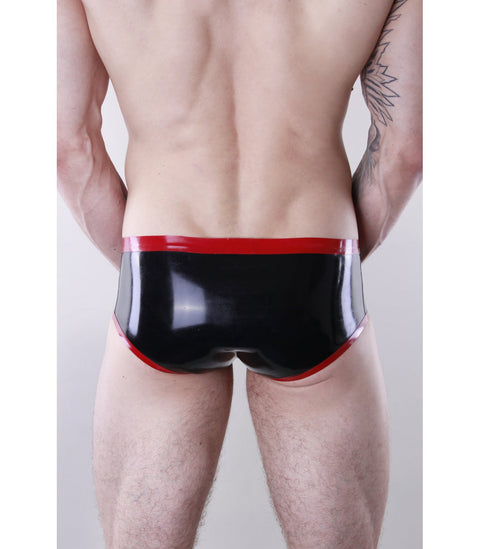 Trimmed Briefs Red | Latex 101
