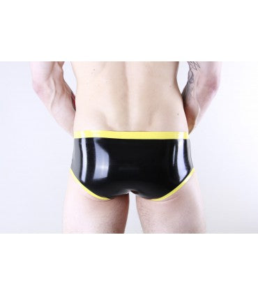 Trimmed Briefs Yellow | Latex 101