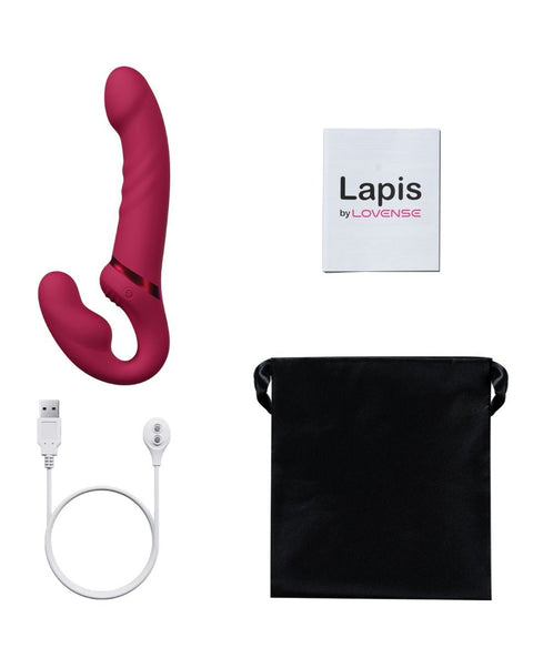 Lapis Vibrating Strapless Strap On | Lovense