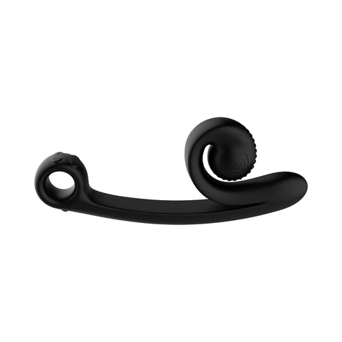 Black dual stimulation massager