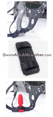 Double Up Dildo Cuff | Aslan Leather