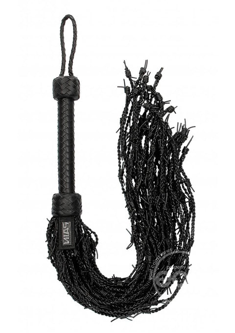 Leather Barbed Wire Flogger | Ouch!