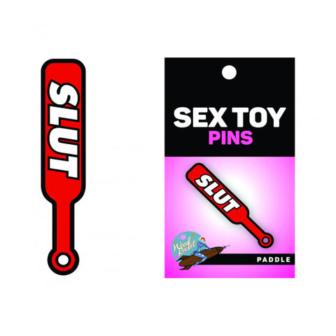 Slut Paddle Pin | Wood Rocket