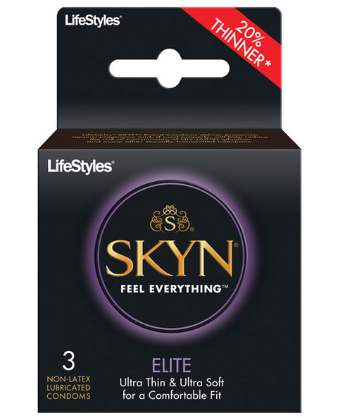 Latex Free Condoms Elite 3 Pack | SKYN