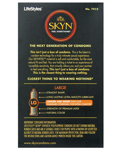 Latex Free Elite Large Condoms 12 pack | SKYN