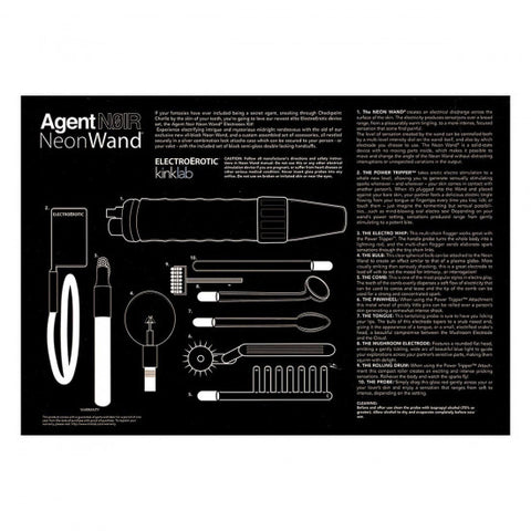 Agent Noir Neon Wand | KinkLab