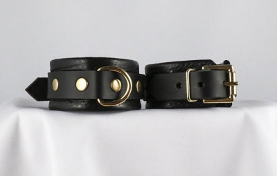 Black Panther Wrist Cuffs | Aslan Leather