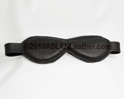 Padded Leather Blindfold | Aslan Leather
