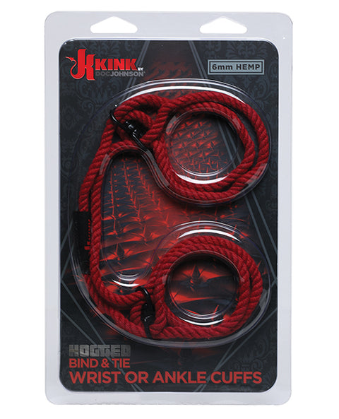 Hogtied Bind & Tie Wrist or Ankle Cuffs | Kink by Doc Johnson