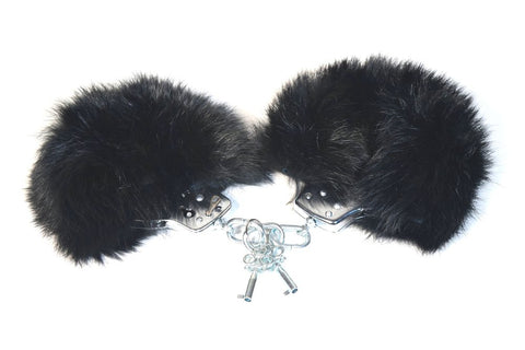 Rabbit Fur Handcuffs