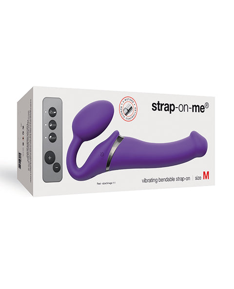 Bendable Vibrating Strap-on Purple | Strap-On-Me