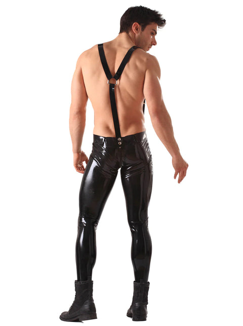 Skinny Latex Pants - Braces & Back-End Zipper | Honour Latex