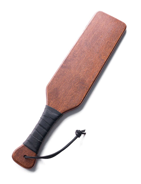 Leather Wrapped Wooded Paddle | The Stockroom